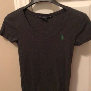 XS grey polo t shirt